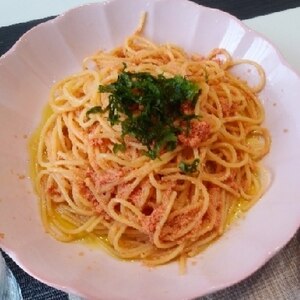 簡単！和風明太子パスタ